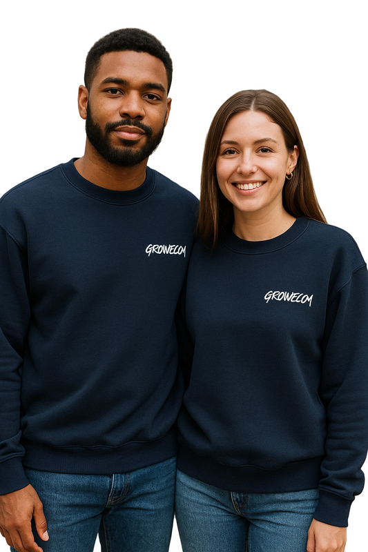 Navy Blue Unisex Sweatshirt