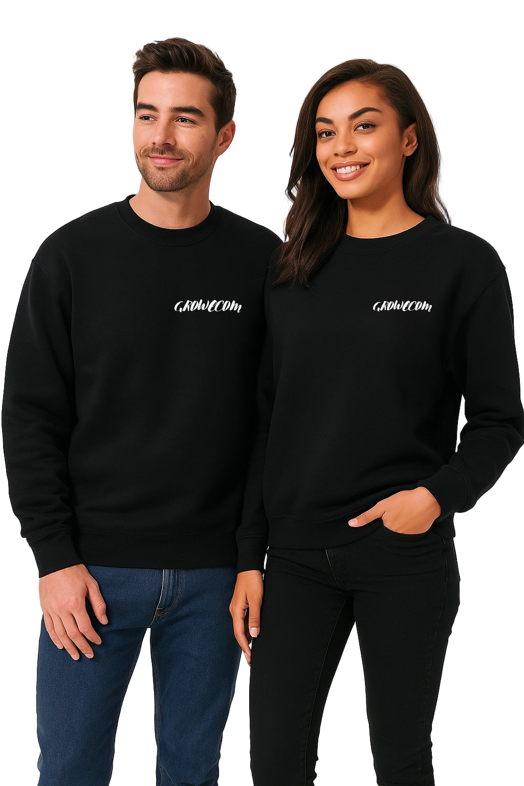 Black Basic unisex Sweatshirt