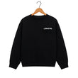 Black Basic unisex Sweatshirt front