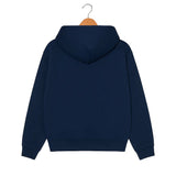 Essential Navy Blue Unisex Fleece Hoodie