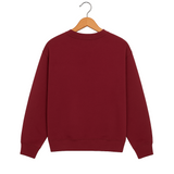 Maroon Unisex Sweatshirt Back