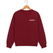 Maroon Unisex Sweatshirt front