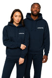 Navy Blue Unisex Pullover Hoodie