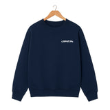 Navy Blue Unisex Sweatshirt Front