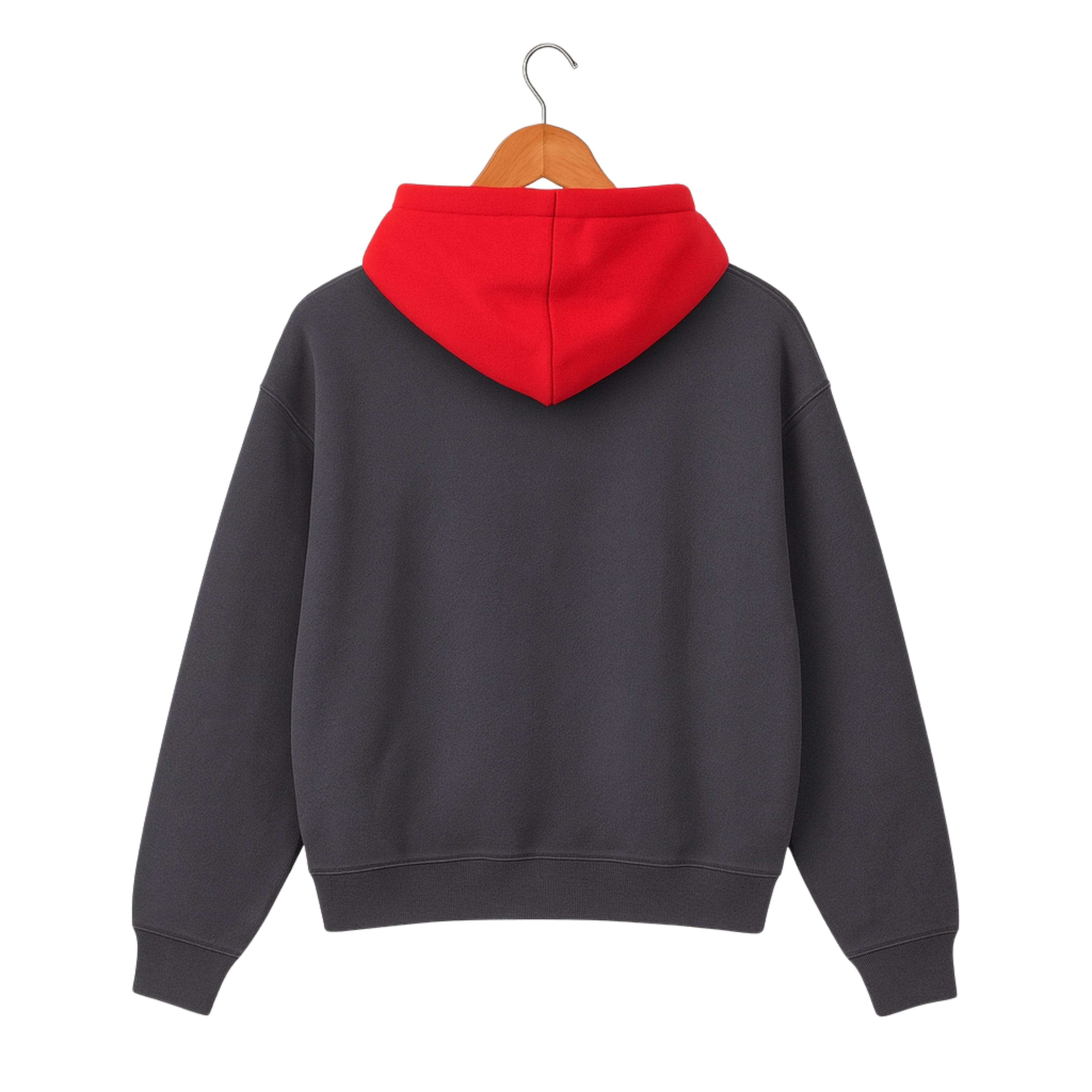 Red-Grey-Two-Tone-Hoodie