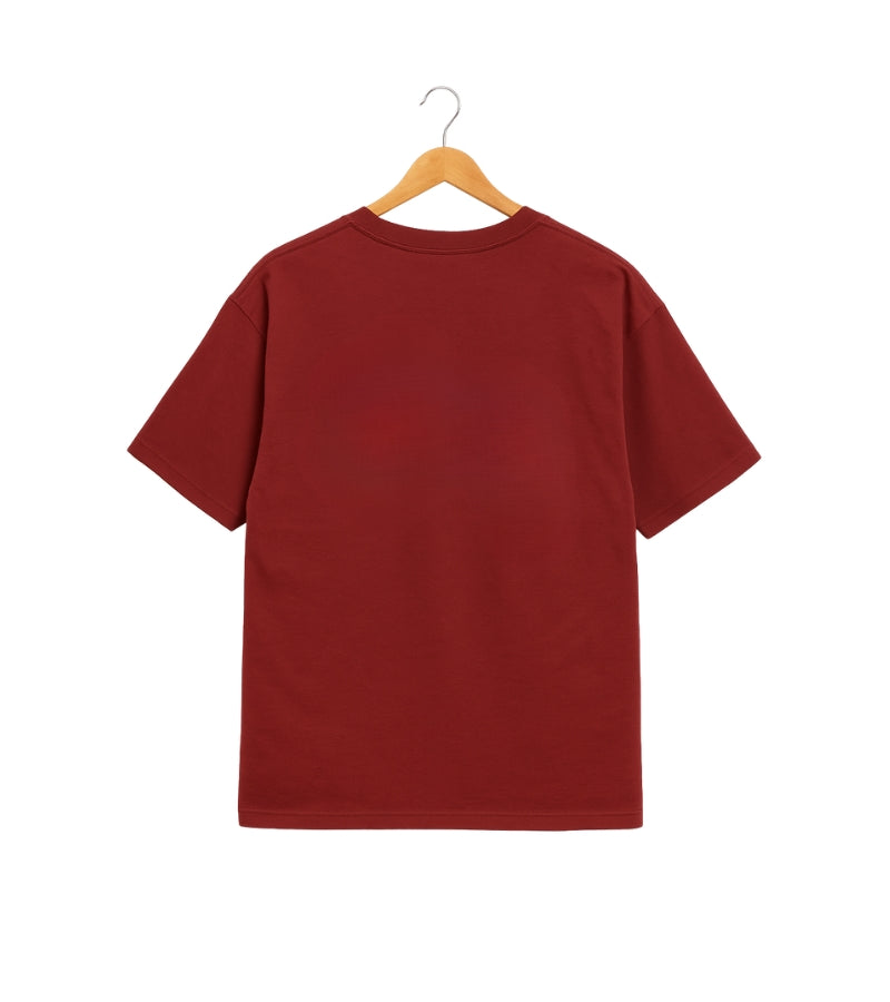 Unisex Soft Cotton Red T-Shirt with Modern Fit