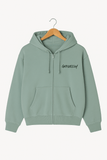 Sea Green Zip-up Hoodie