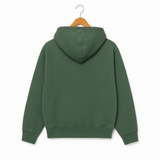 Unisex Green Fleece Hoodie