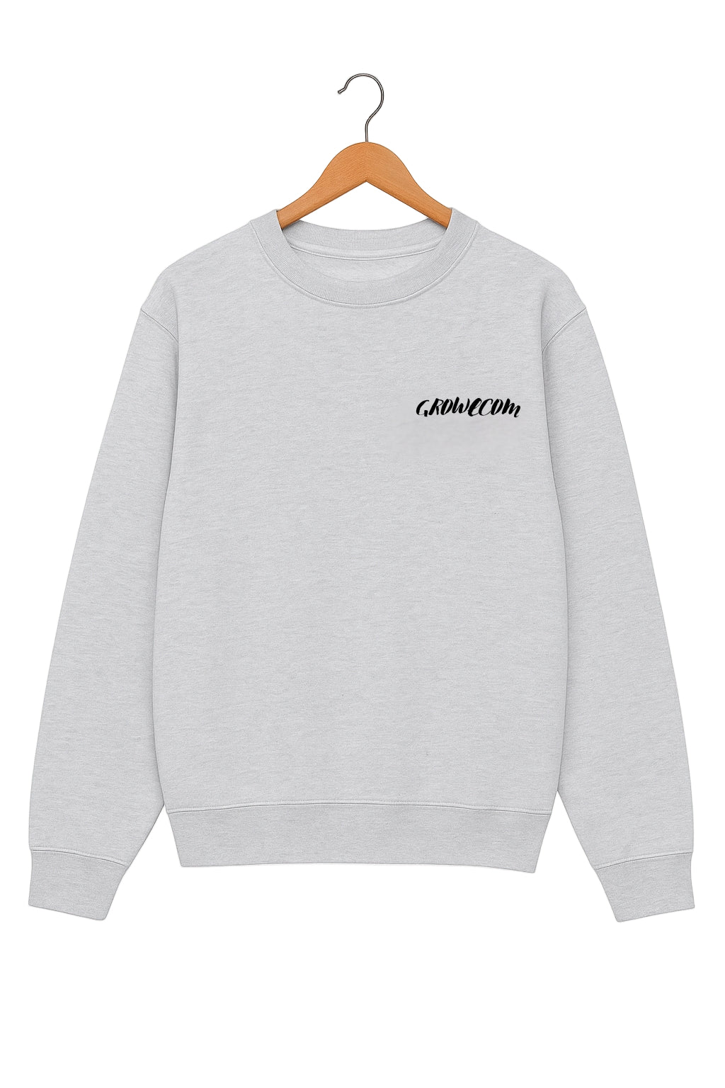 Unisex Grey Sweatshirt front