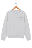 Unisex Grey Sweatshirt front