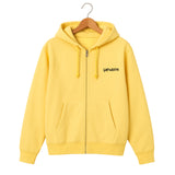 Yellow Zip-Up Unisex Hoodie